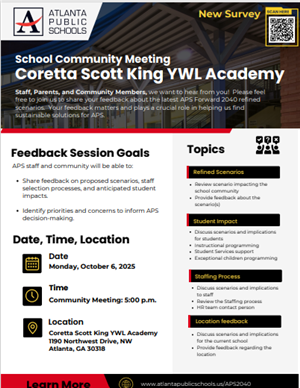 School Community Meeting October 6